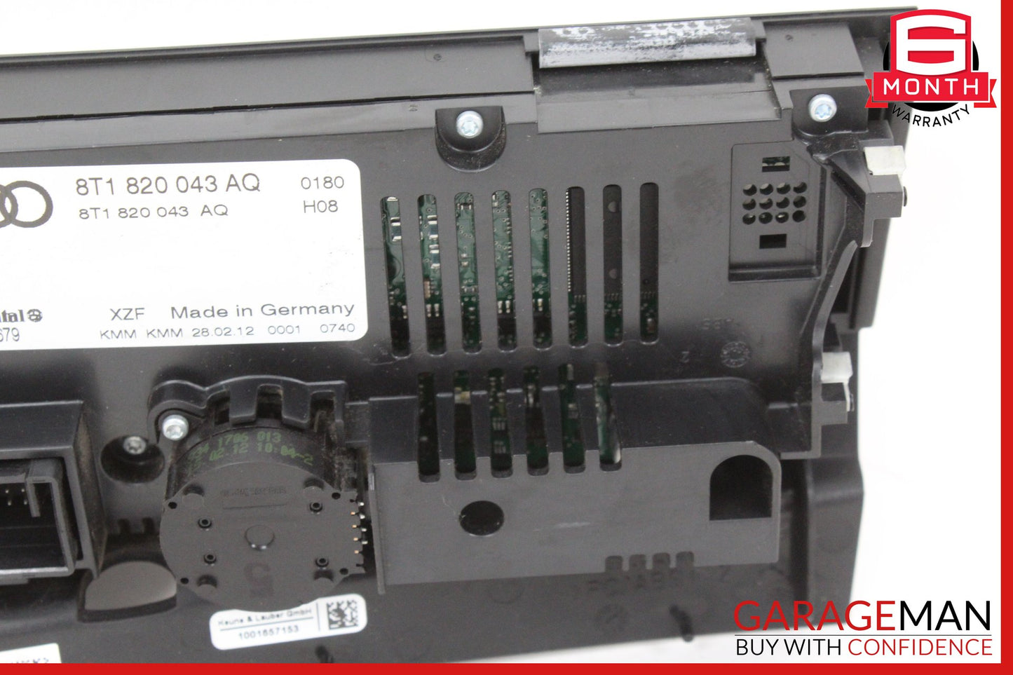 2009-2012 Audi A5 Front AC A/C Air Conditioning Heater Climate Control Panel OEM
