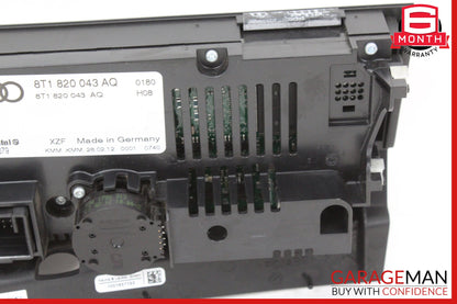 2009-2012 Audi A5 Front AC A/C Air Conditioning Heater Climate Control Panel OEM