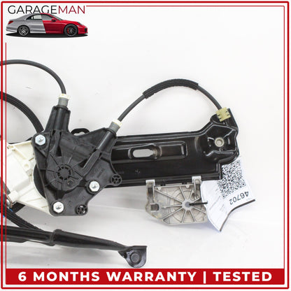 2014-2020 BMW 430i Rear Left Driver Side Window Regulator w/ Motor 7326325 OEM
