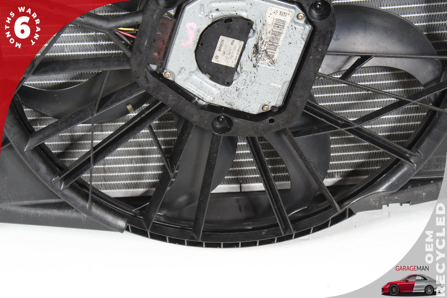 2003-2009 Mercedes-Benz E500 W211 Sedan Engine Cooling Radiator AC A/C Condenser Assembly 2115001154 OEM