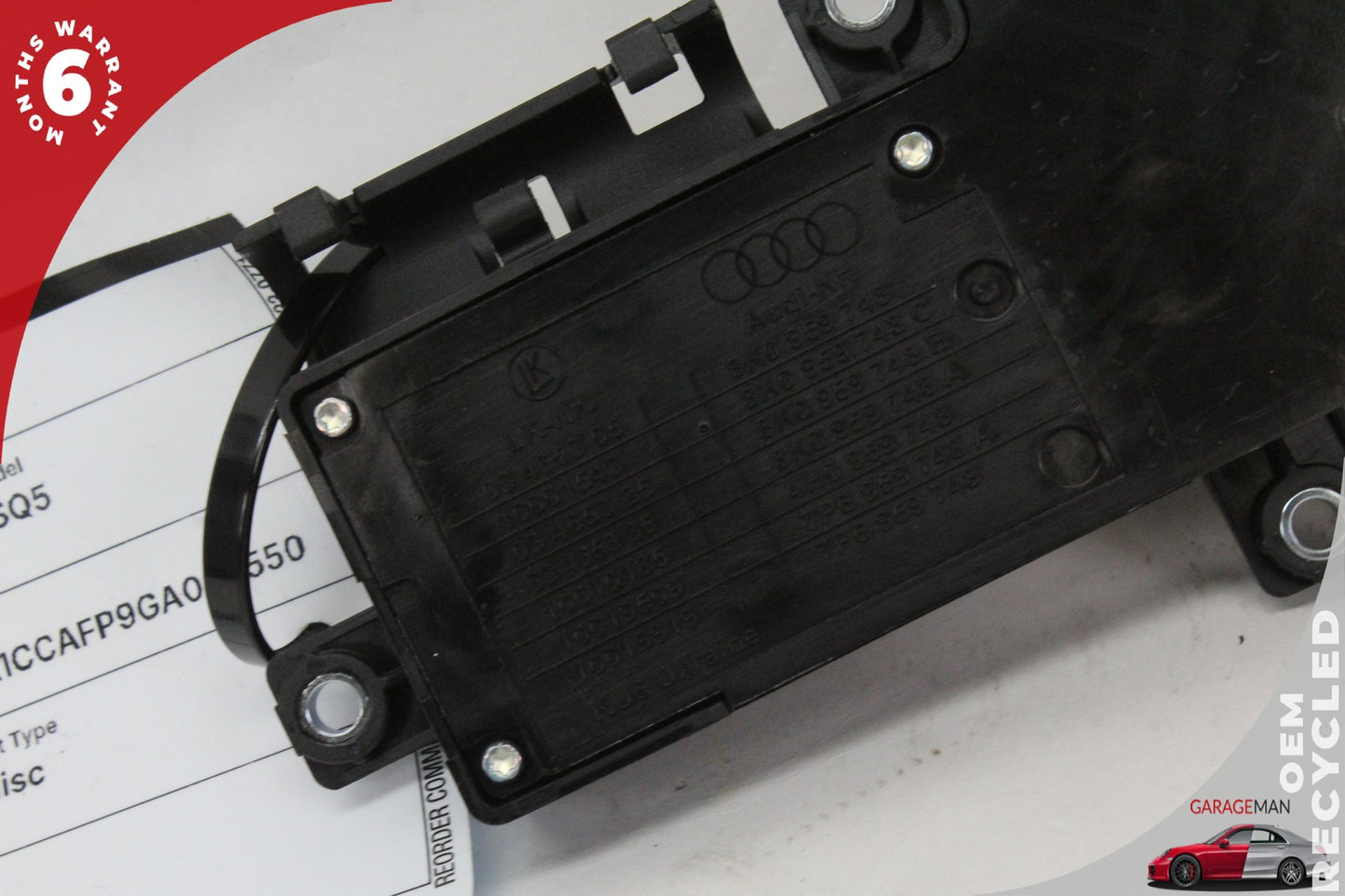 2008-2020 Audi SQ5 S4 S5 Q5 Front Right Seat Adjustment Switch 8K0959748 OEM