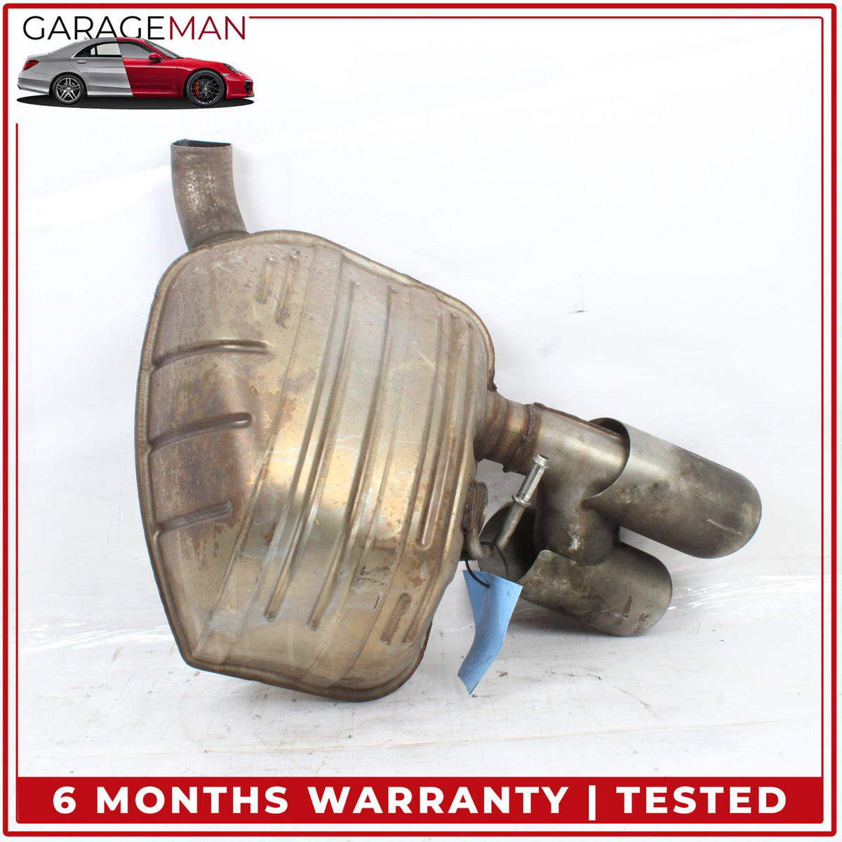 2010-2013 Porsche Panamera 970 Rear Left Side Exhaust Muffler 97011191103 OEM