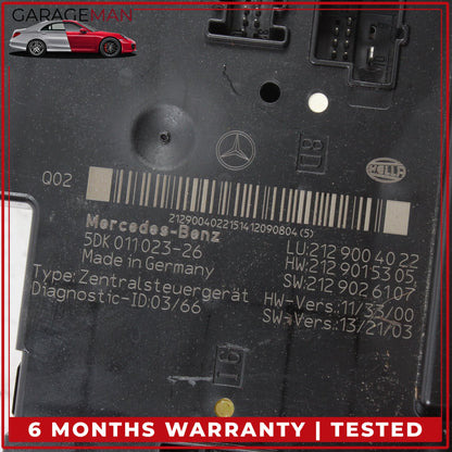 2010-2018 Mercedes W212 E400 Rear SAM Relay Junction Fuse Box Module OEM