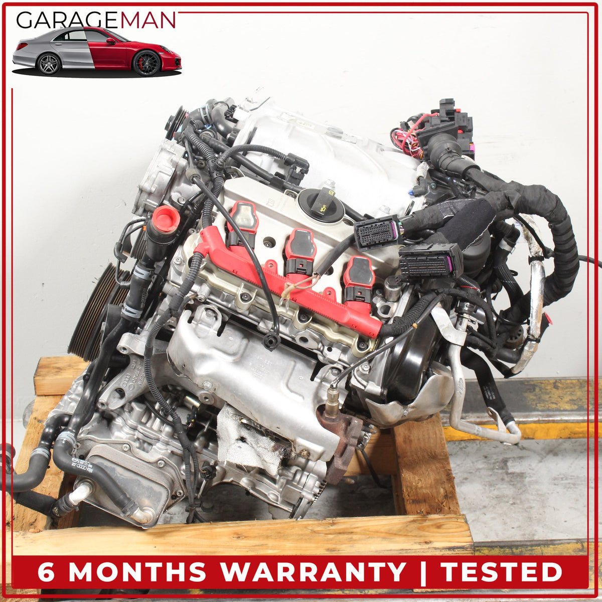 2012-2015 Audi A6 C7 AWD 3.0L TFSI V6 Engine Motor Assembly CTUA 90k OEM