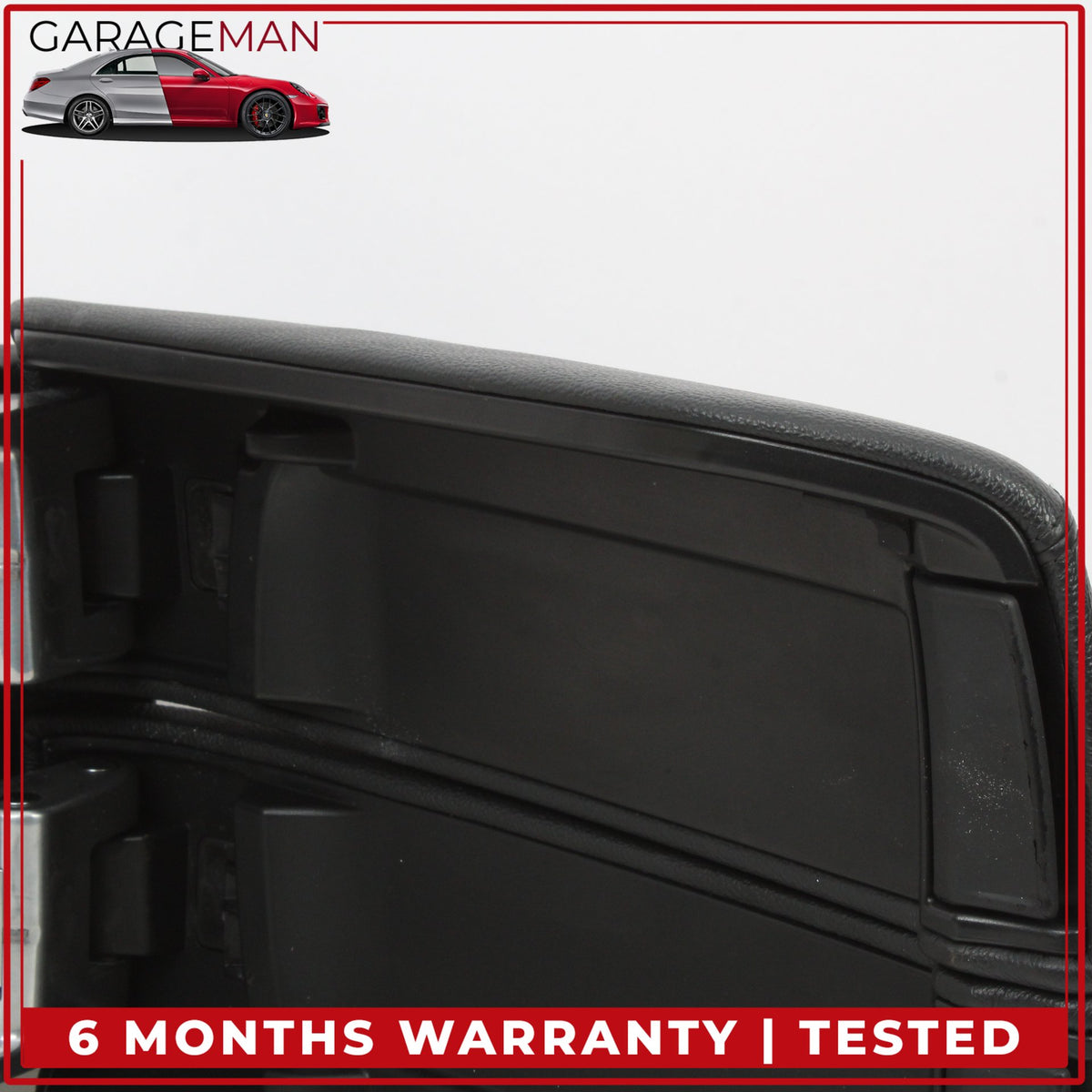 2011-2018 Audi A8 S8 Front Center Console Armrest Lid Cover Black 4H0863075 OEM