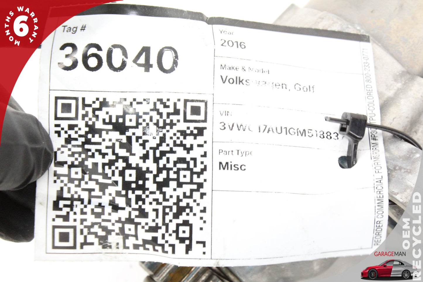 2011-2025 Volkswagen Golf SportWagen Audi Engine Motor Starter 02M911024R OEM