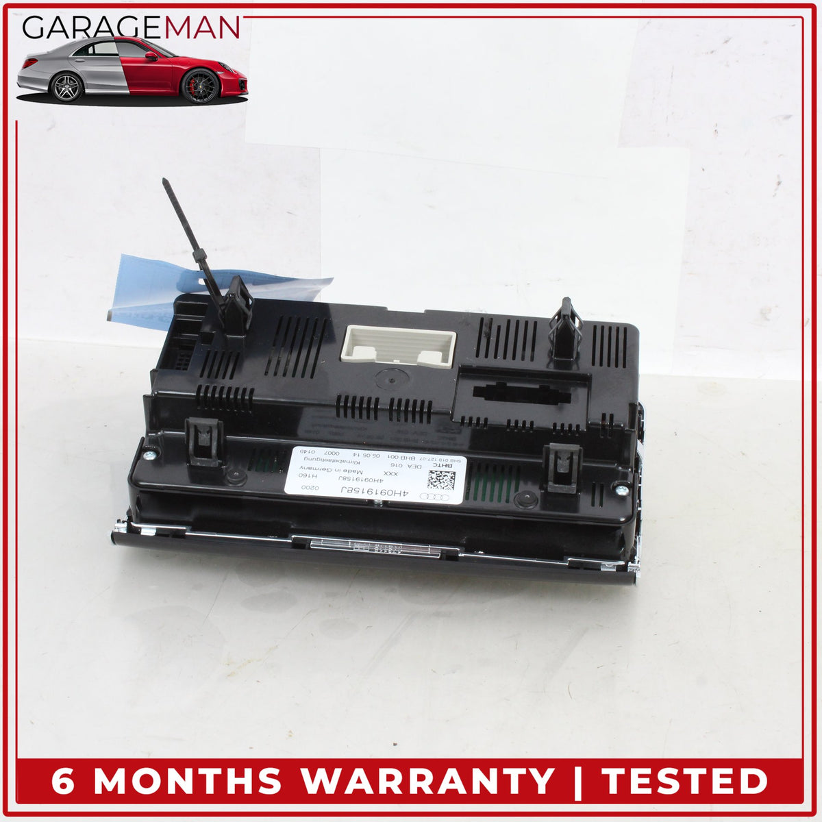 2011-2018 Audi A8 S8 Rear AC A/C Climate Control Switch Panel 4H0919158J OEM