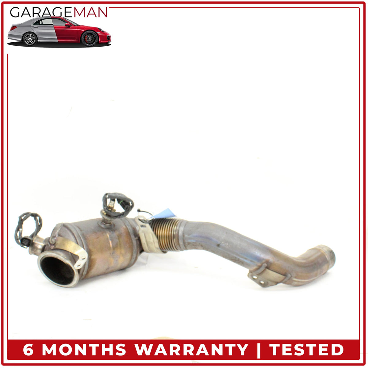 2010-2017 BMW 550i F07 Left Driver Side Exhaust Downpipe 7645441 OEM