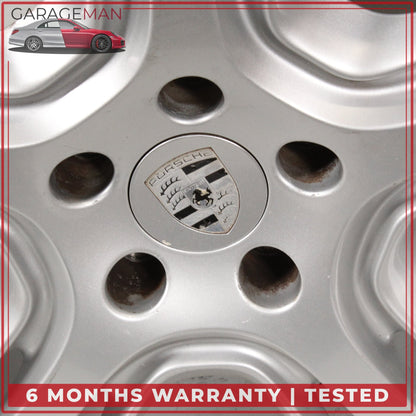 2010-2016 Porsche Panamera 970 10Jx19 ET61 Rear Wheel Rim Silver 97036216001 OEM