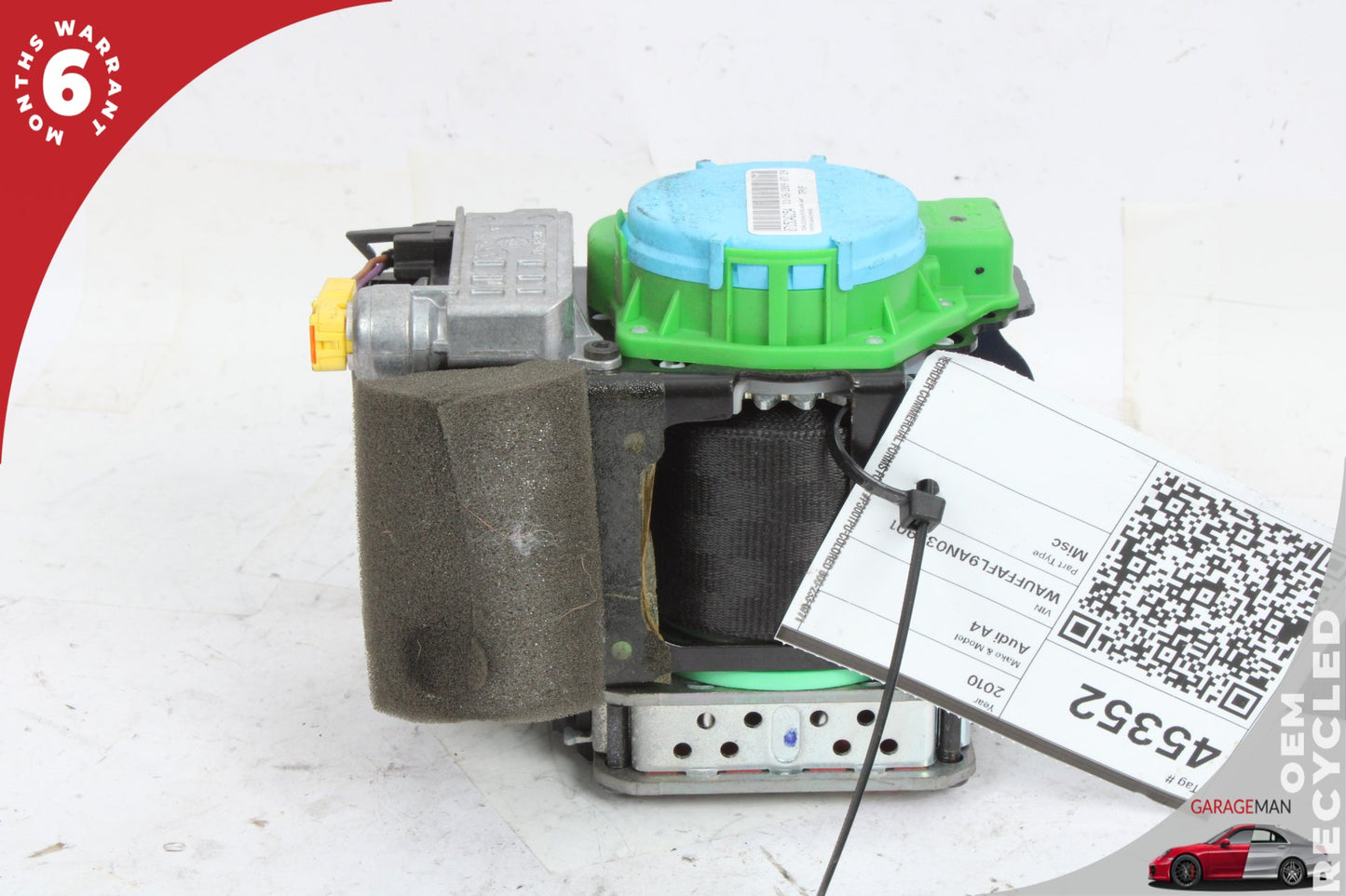 2009-2016 Audi A4 Sedan Seat Belt Retractor 8K1857706J OEM