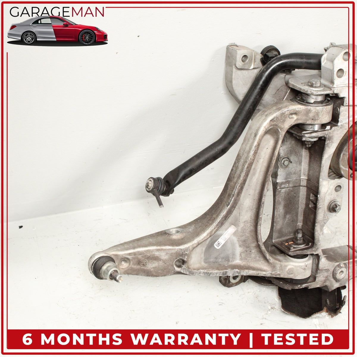 2014-2021 Maserati Ghibli Front Subframe Crossmember w/ Control Arm Sway Bar OEM