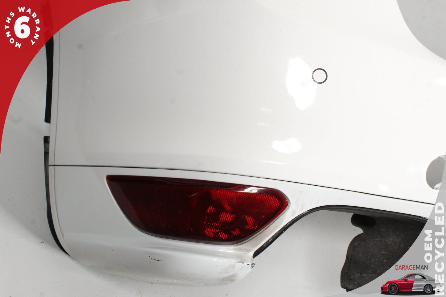 11-14 Porsche Cayenne 92A SUV Rear Bumper Cover White 95850541110