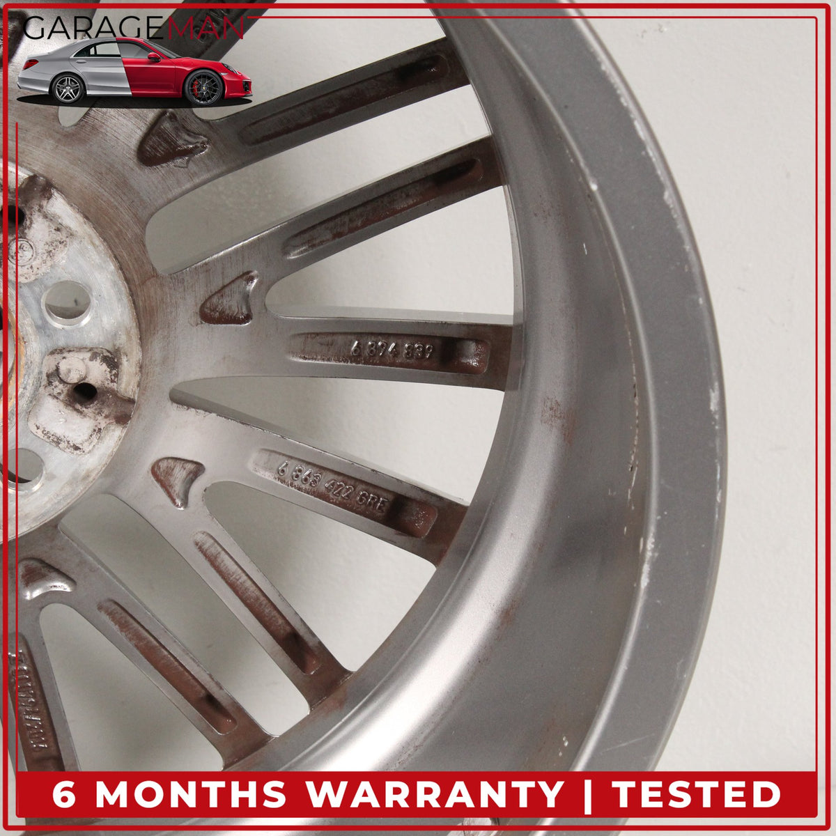 2017-2023 BMW 530e 530i M550i 540i Front Side Wheel Rim 8JX19H2 IS30 6894839 OEM