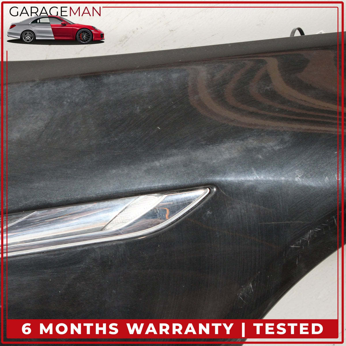 2012-2019 BMW 640i F12 Front Right Side Fender Panel Black Metallic 7230578 OEM