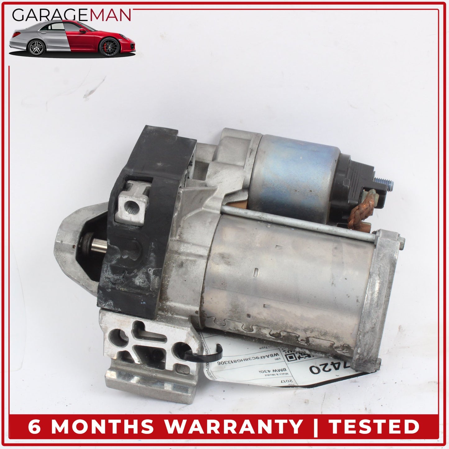 2017-2021 BMW 430i xDrive Gran Coupe F36 Engine Motor Starter Bosch 8621839 OEM