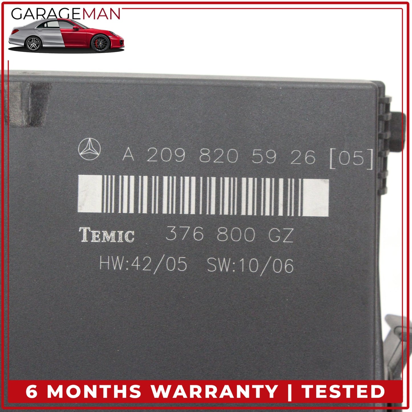2003-2009 Mercedes-Benz CLK350 W209 Coupe Body Control Module 2098205926 OEM