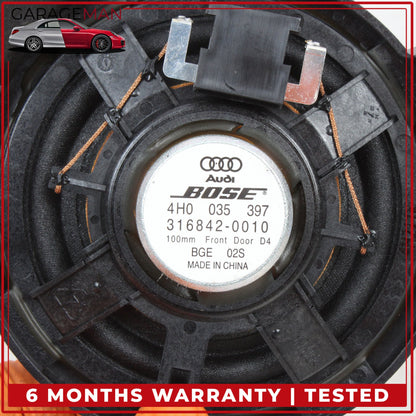 2011-2018 Audi A8 S8 Front and Rear Audio Sound Speaker Set Bose 4H0035297 OEM