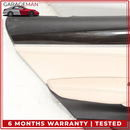 2011-2017 BMW X3 F25 Rear Left Driver Side Interior Door Trim Panel Beige OEM