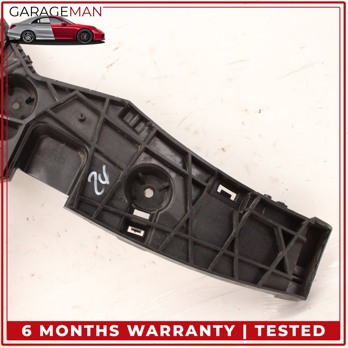 2017-2025 Audi A4 Rear Left and Right Side Bumper Mount Support Bracket Set OEM