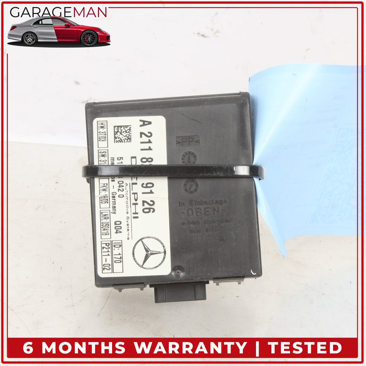 2003-2006 Mercedes R230 SL500 Anti Theft Alarm Control Module 2118209126 OEM