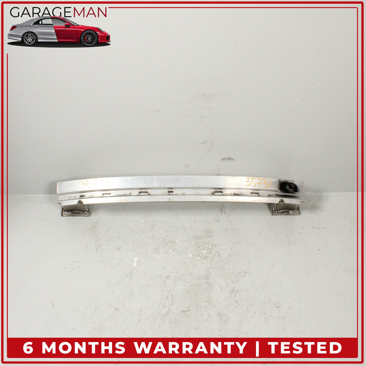2011-2018 Audi A8 Rear Bumper Reinforcement Impact Crash Bar Beam 4H0807309D OEM