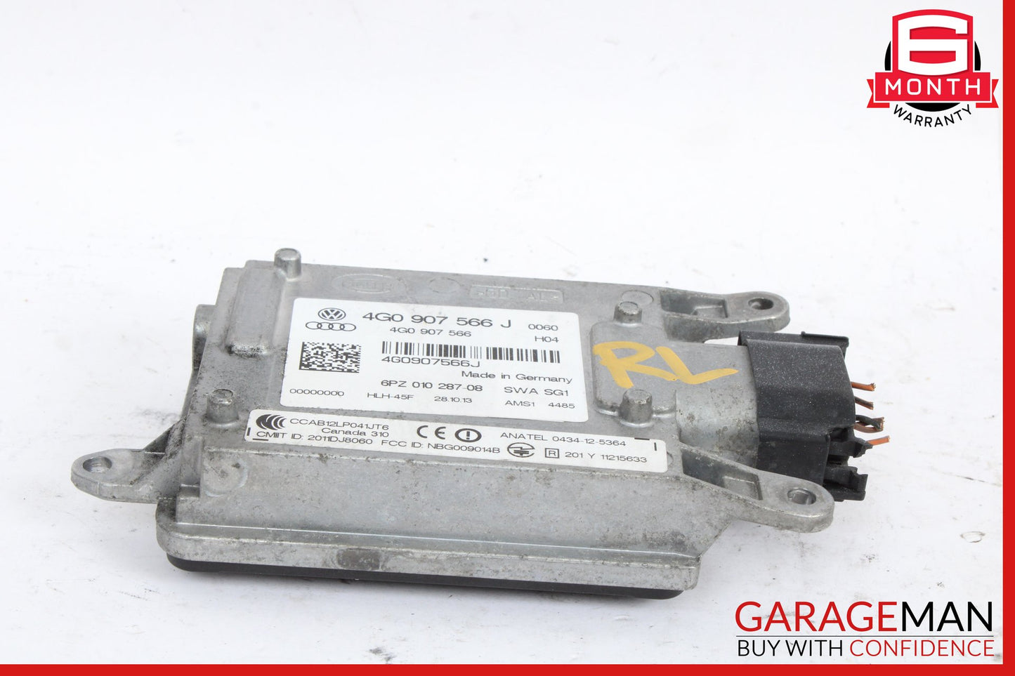 2012-2018 Audi S7 Rear Left Lane Change Assist Blind Spot Sensor 4G0907566J OEM