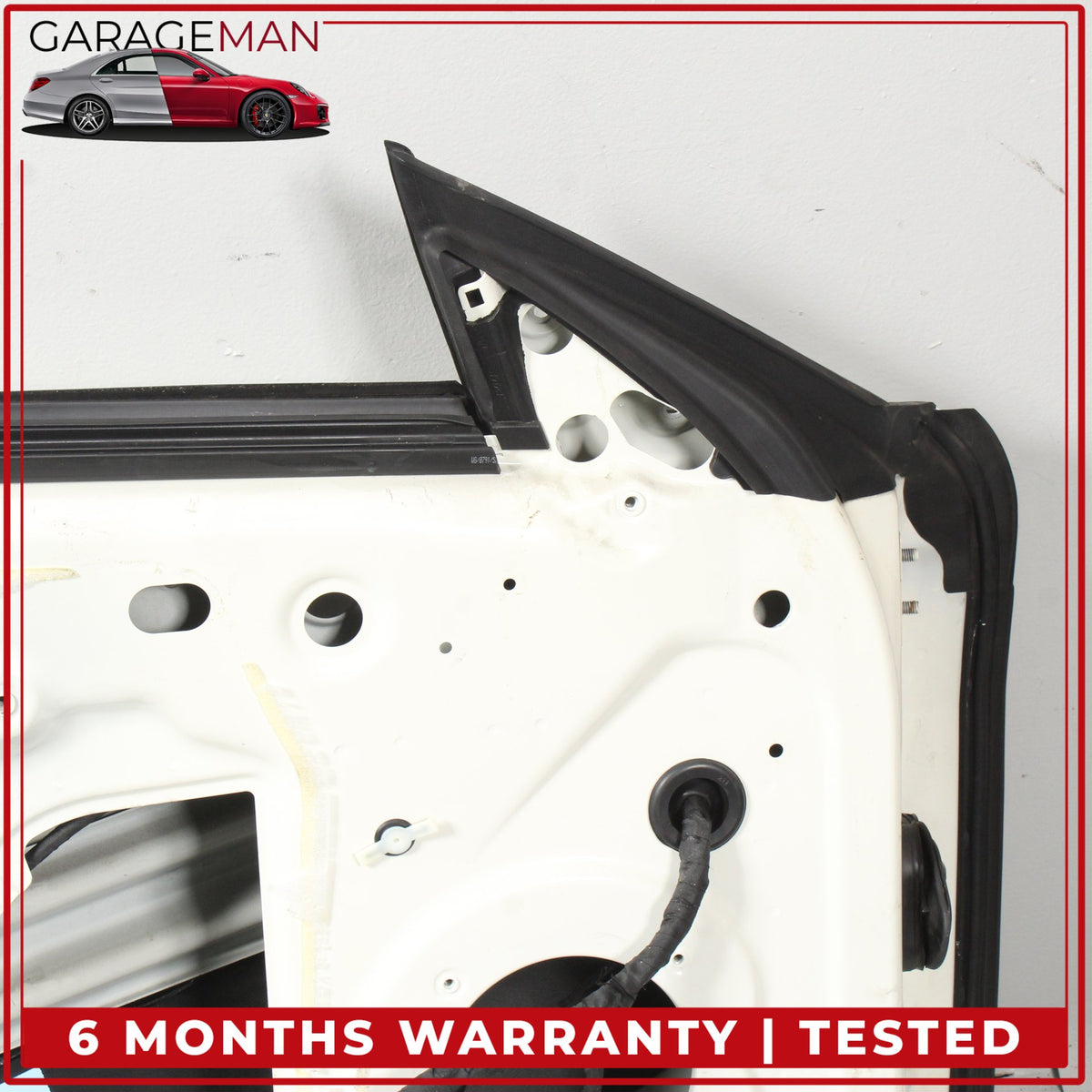 2008-2019 Maserati GranTurismo Coupe Front Left Door Shell White 68498700 OEM