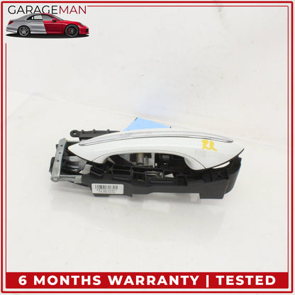 2011-2016 BMW 550i Rear Right Passenger Side Exterior Door Handle White OEM