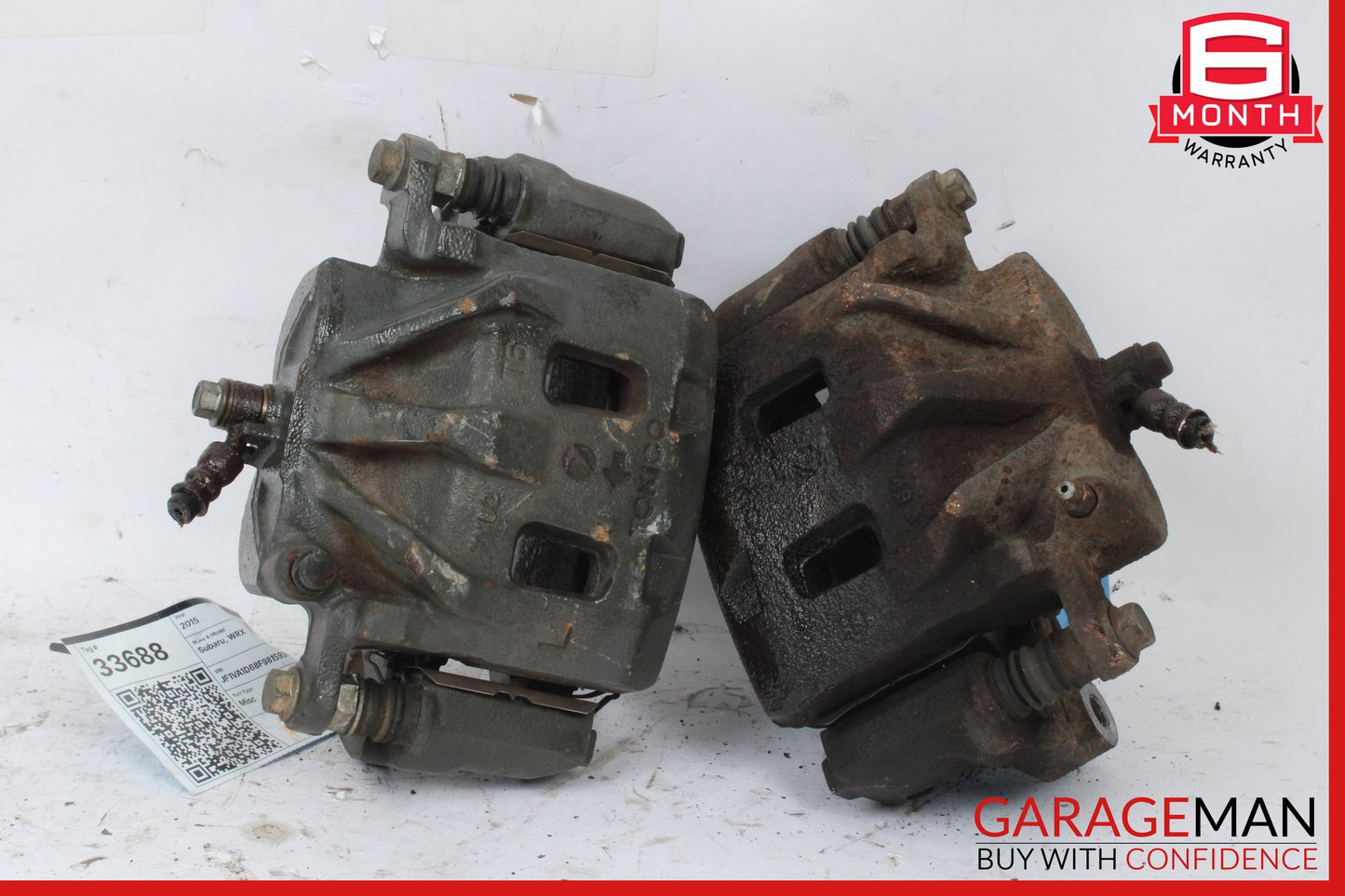 2015-2021 Subaru WRX Front Left and Right Side Brake Caliper Set 26292AG040 OEM