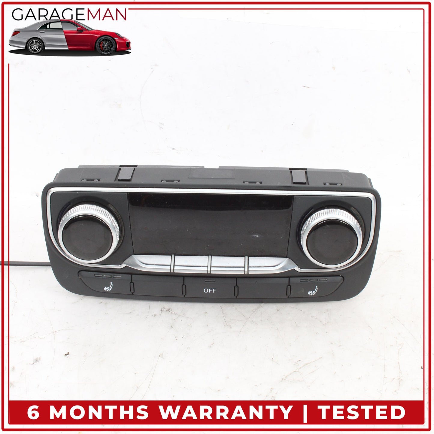 2017-2019 Audi Q7 Rear AC A/C Climate Control Switch Panel 4M0919158D OEM