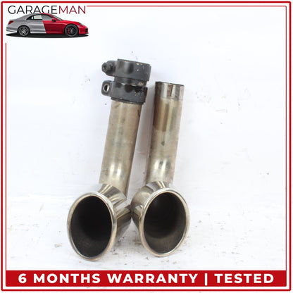 1999-2001 Porsche 911 Carrera Rear Exhaust Muffler Oval Tail Pipe Tip Pair OEM
