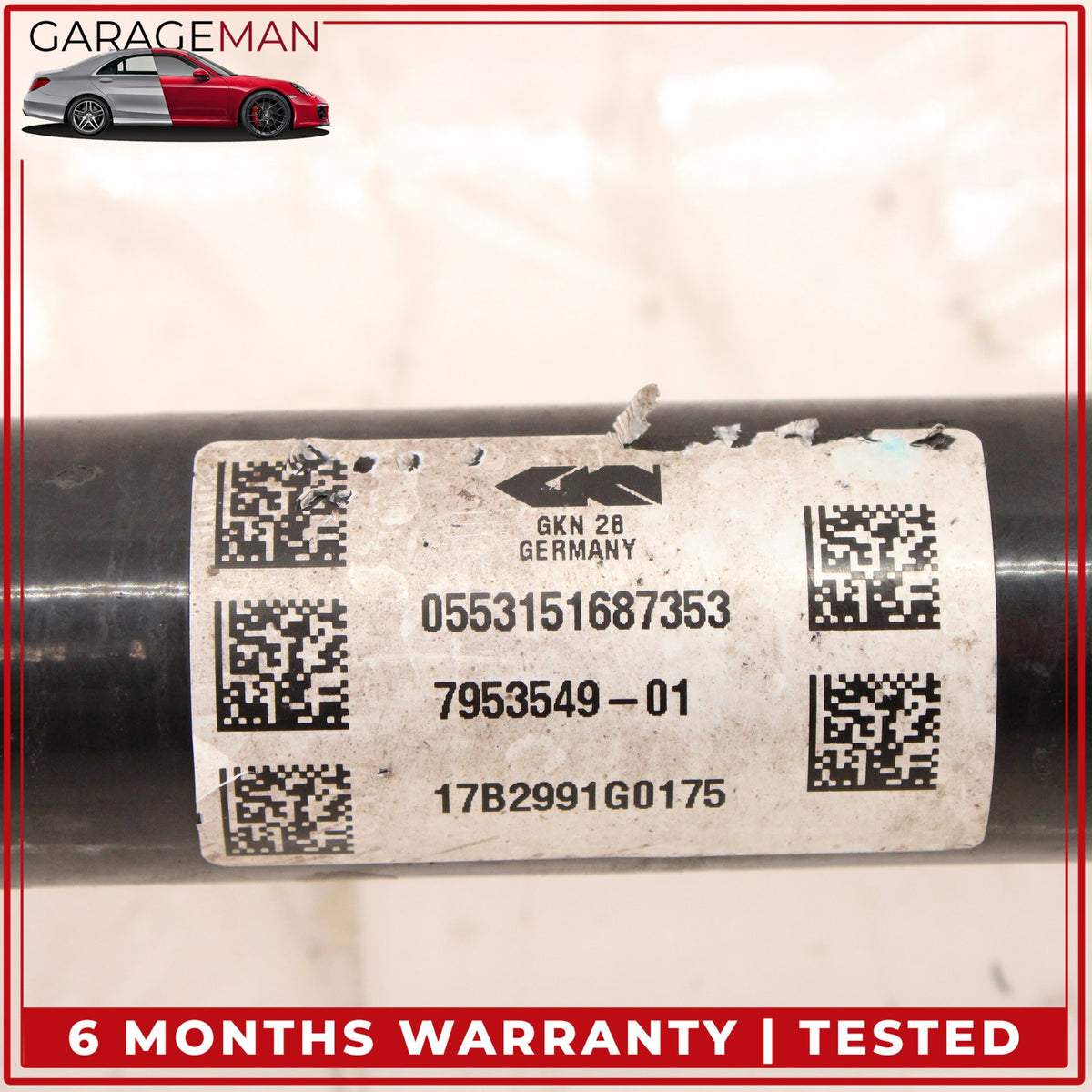 2018-2024 BMW X3 G01 AWD 3.0L Rear Left & Right CV Axle 7953549 OEM