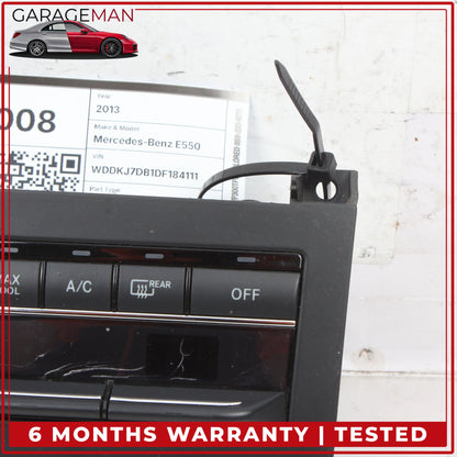 2010-2017 Mercedes C207 E550 AC Temperature Climate Control Panel 2129008911 OEM