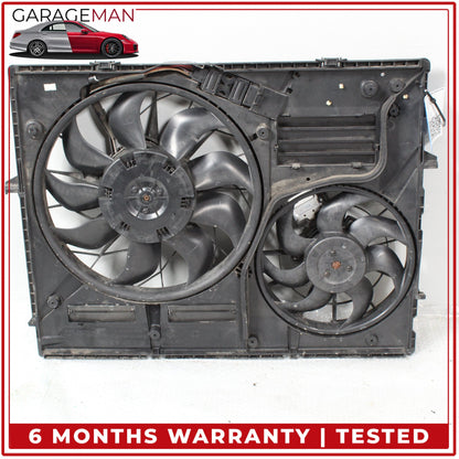 2007-2015 Audi Q7 SUV Engine Radiator Electric Cooling Dual Fan 7L0121207D OEM