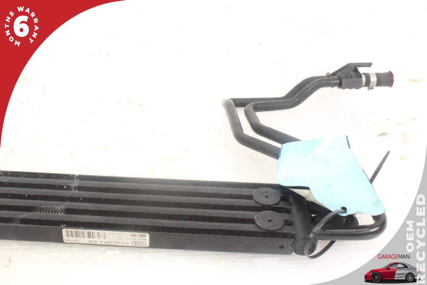 2013-2016 Audi A8 Quattro S8 Power Steering Oil Cooler w/ Line Assembly OEM