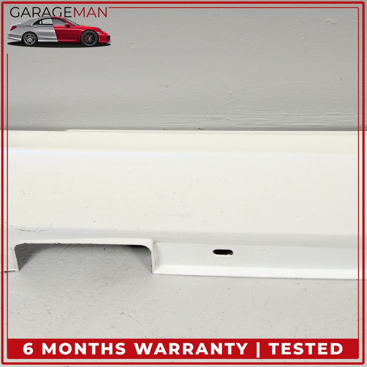 2012-2014 Mercedes W218 CLS550 Front Left Side Skirt Rocker Panel White OEM