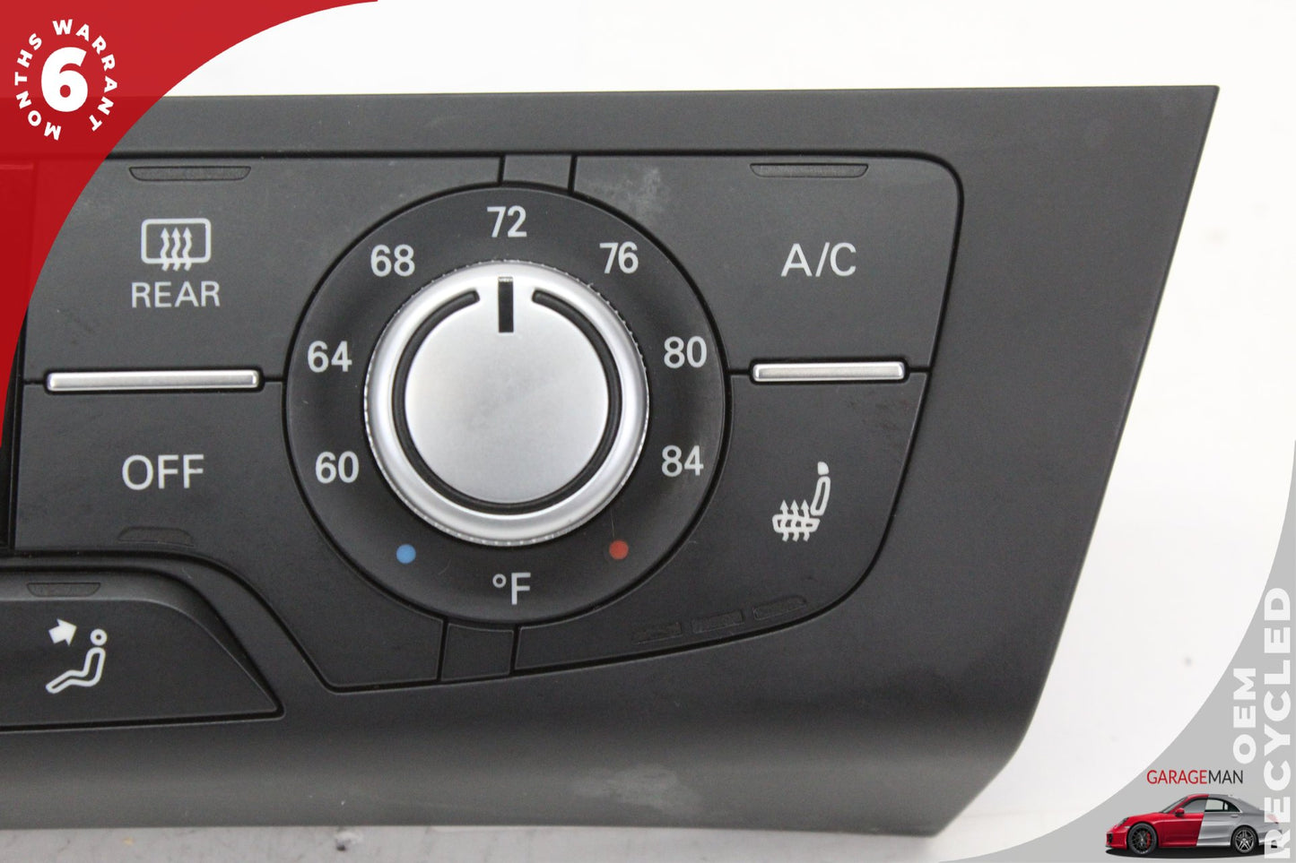2012-2018 Audi A6 C7 AC Temperature Climate Control Panel 4G0820043L OEM