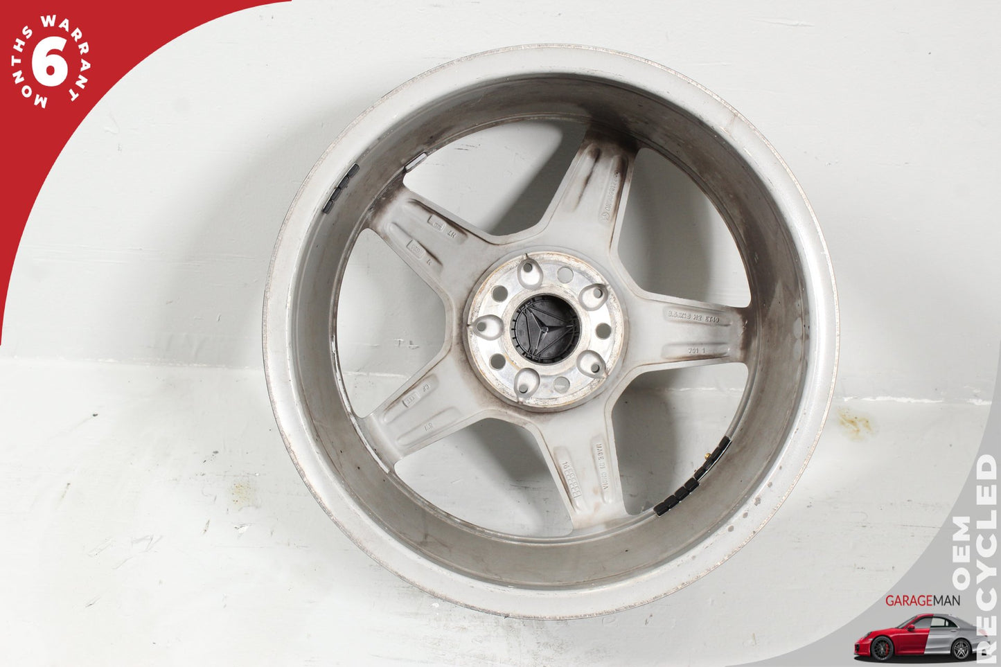 2015-2019 Mercedes W205 C300 5 Spoke Rear Side Wheel Rim 8.5JX18 H2 ET49 OEM