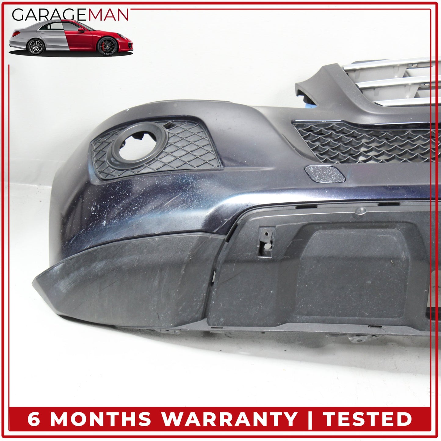 2009-2011 Mercedes W164 ML350 ML550 Base Front Bumper Cover Assembly Blue OEM