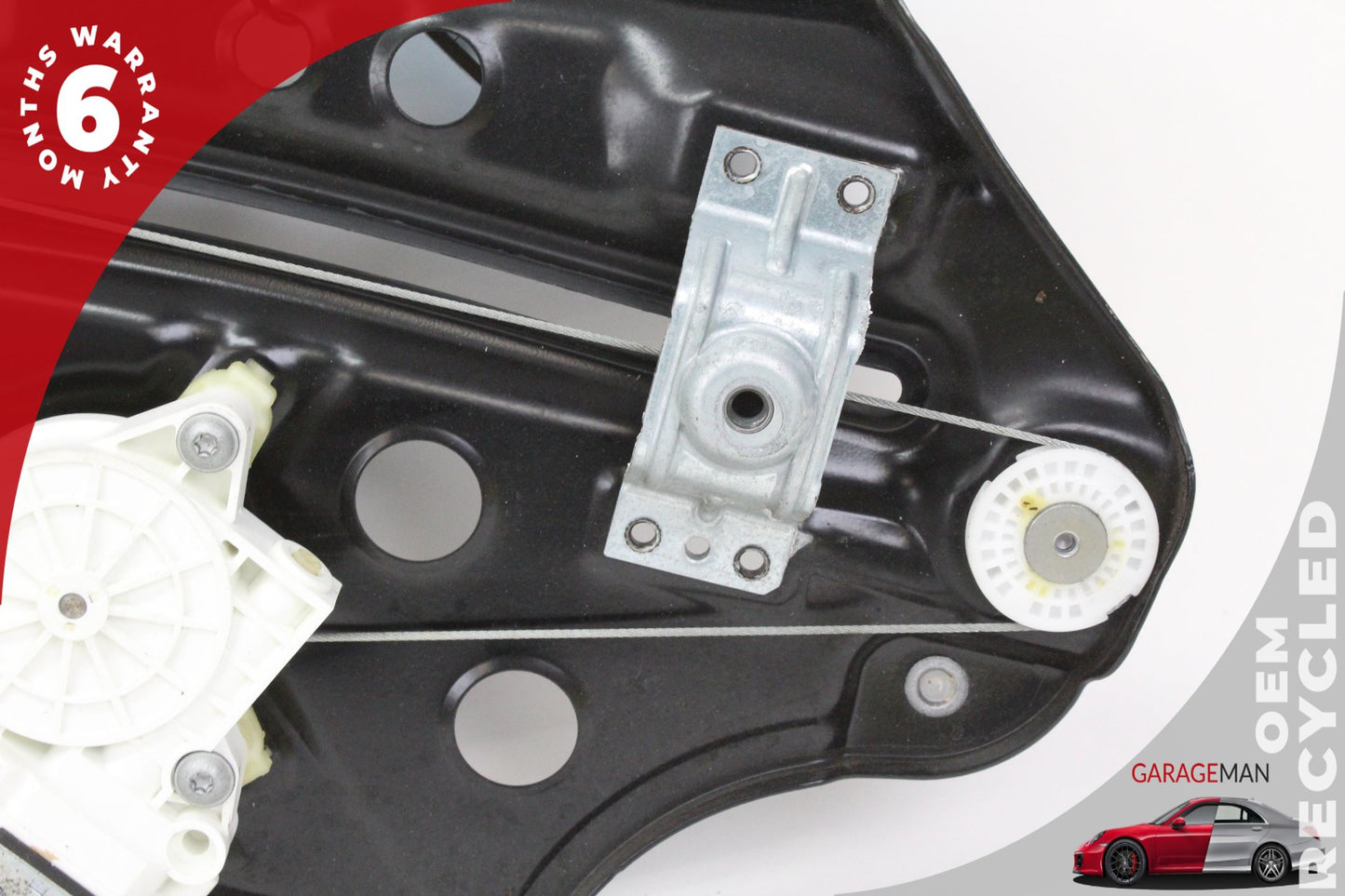 2008-2013 BMW 128i Rear Left Quarter Window Regulator w/ Motor & Glass 7291451