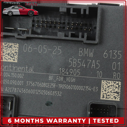 2024-2026 BMW X2 U10 SUV Front Right Passenger Side Door Control Module 61355B547A5 OEM