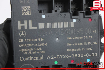 2008-2018 Mercedes-Benz E250 W212 Left Rear Door Control Module 2189008500 OEM