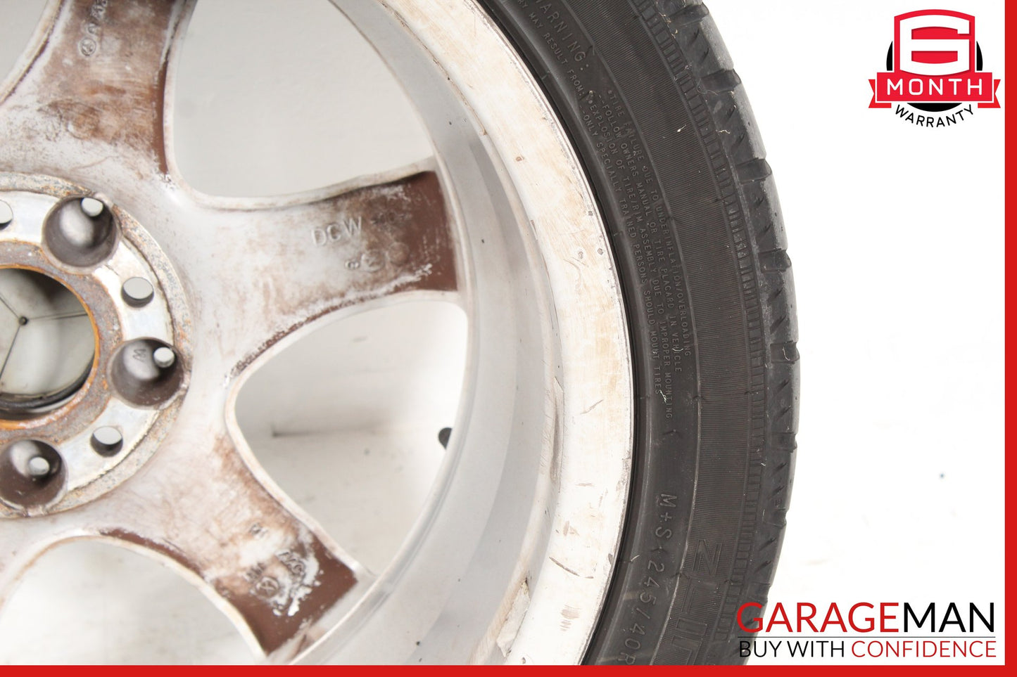2005-2007 Mercedes W203 C230 C350 Rear Wheel Rim w/ Tire 8.5JX17H2 ET34 OEM