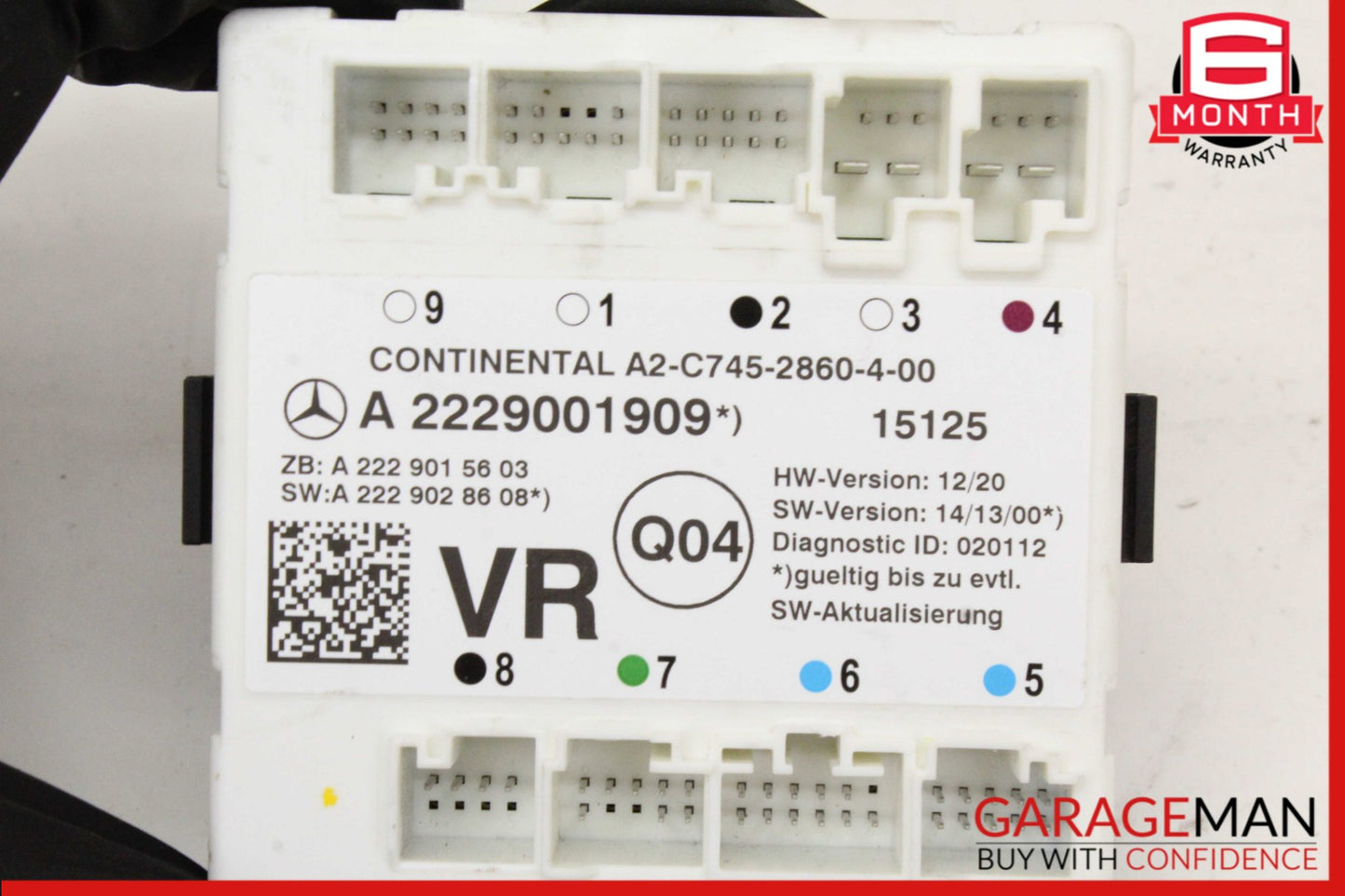 15-23 Mercedes W205 C300 Front Right Side Door Control Module Unit OEM