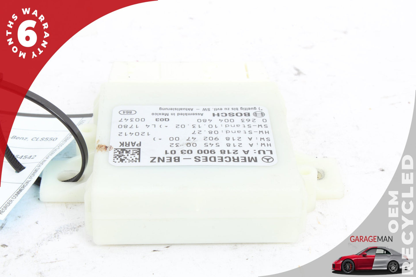 2012-2014 Mercedes W218 CLS550 Park Assist Parktronic Sensor Module Control OEM
