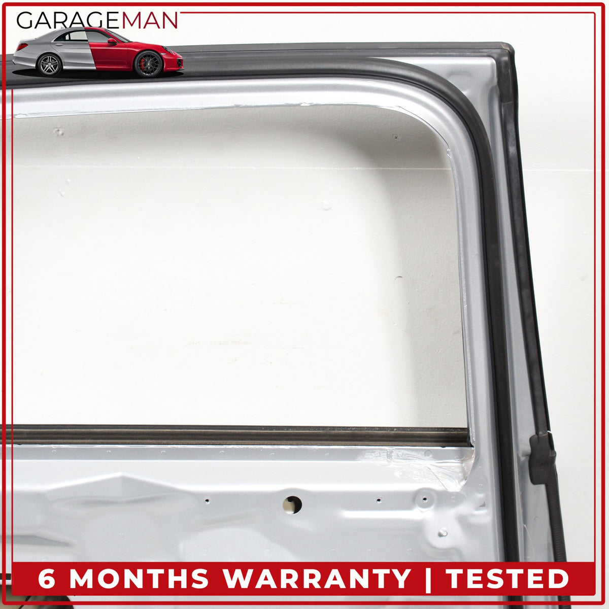 2017-2019 Audi Q7 Rear Left Driver Side Door Shell Florett Silver Metallic OEM