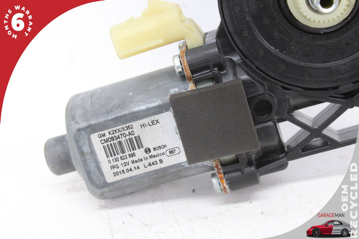 2014-2019 Chevrolet Silverado 1500 Front Right Side Window Regulator Motor OEM