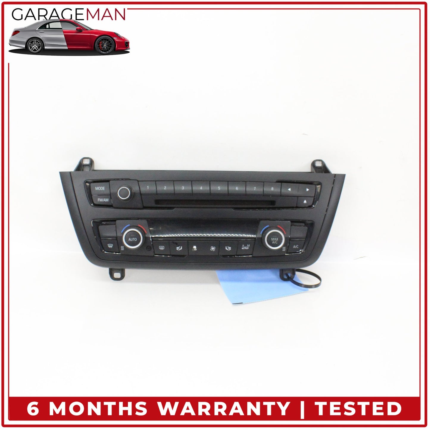 2012-2018 BMW 328d A/C Climate Control Operating Audio Unit Panel Assembly