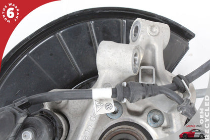 11-14 Porsche Cayenne 92A AWD 4.8 Rear Left Spindle Knuckle Wheel Hub 7P5616040A
