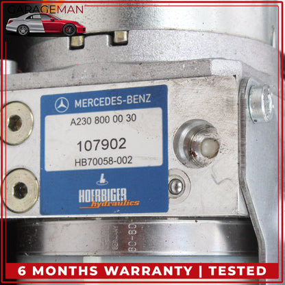 2003-2008 Mercedes R230 SL500 SL550 Convertible Top Hydraulic Pump Motor OEM